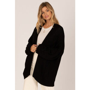 AMUSE SOCIETY - Francesa Cardigan Sweaster - BLACK Size M/L - $199